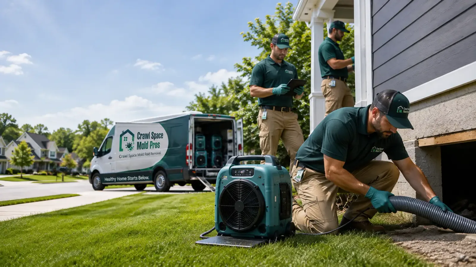 Crawl Space Mold Removal in Miller City, IL